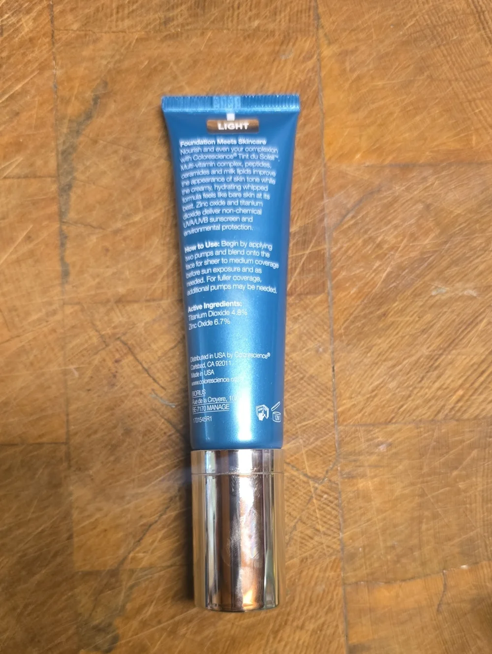 Colorescience Tint Du Soleil Whipped Foundation SPF 30 - Light